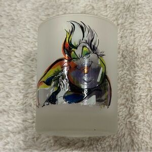 disney villains ursula frosted glass